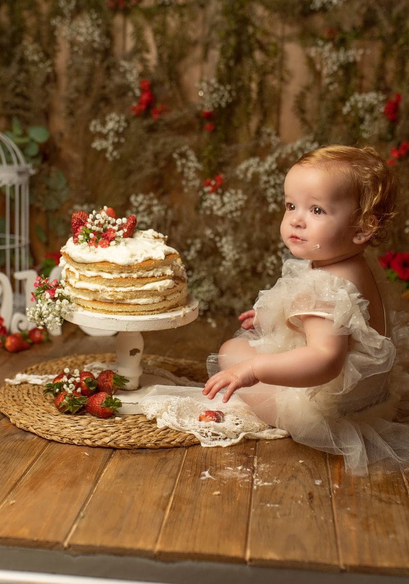 Sesión de fotos Cumpleaños bebé Alejandra mato Fotografía