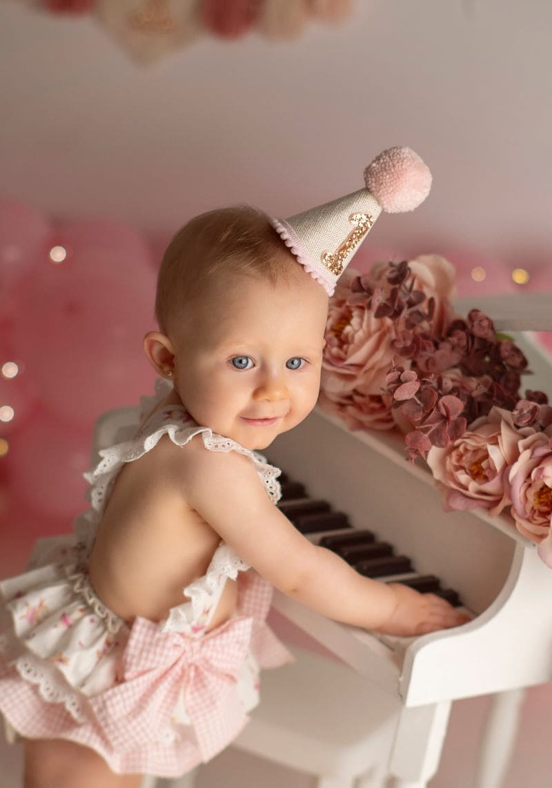 Sesión de fotos Cumpleaños bebé Alejandra mato Fotografía