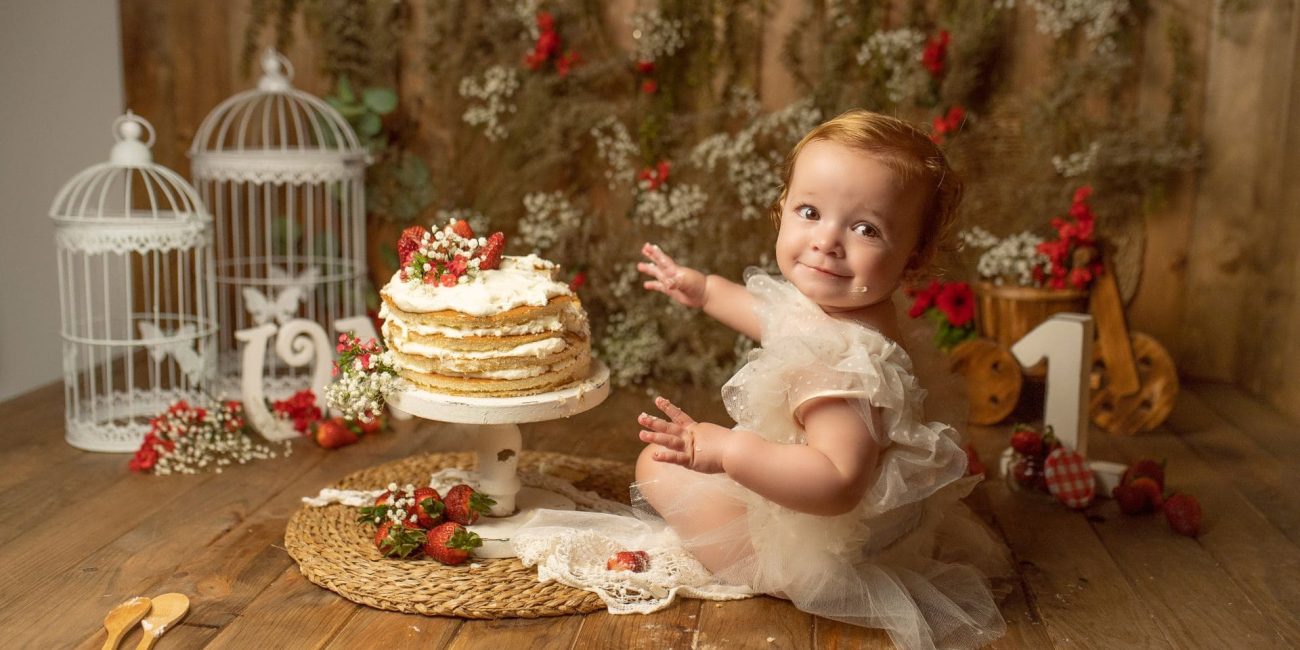 Sesión de fotos Cumpleaños bebé Alejandra mato Fotografía